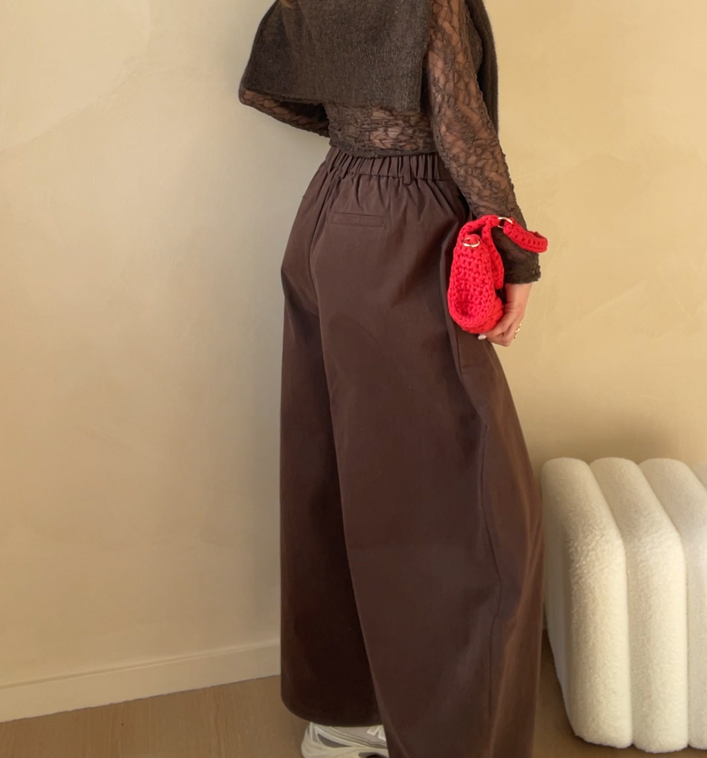 Balloon trouser brown