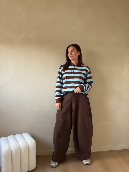 Balloon trouser brown