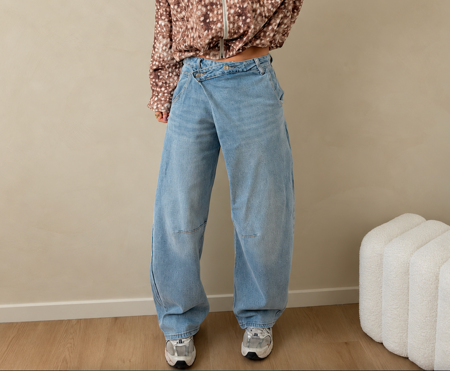 Nola balloon jeans blue