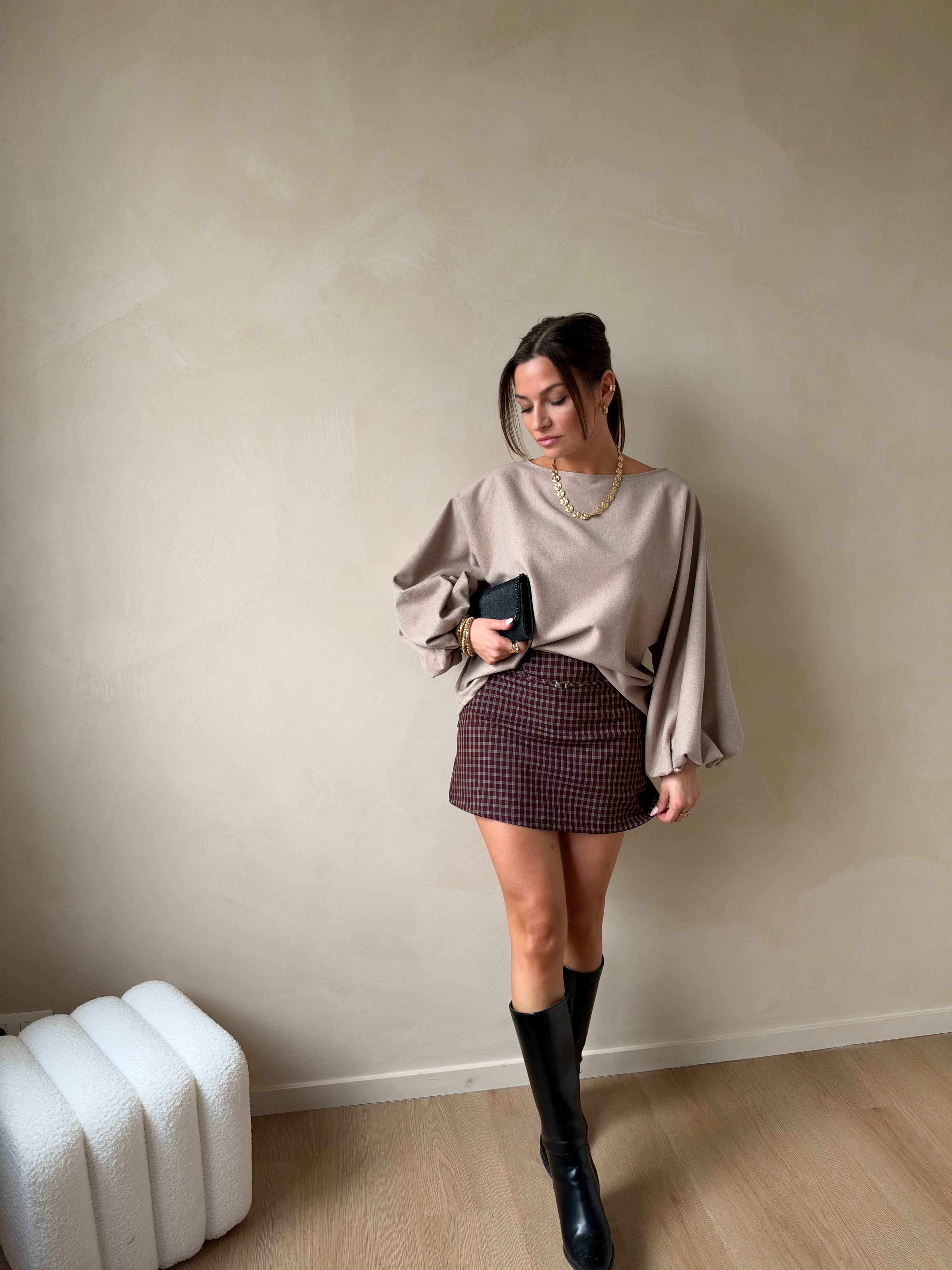 Margot à carreaux skirt