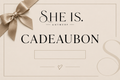 SHE-IS cadeaubon