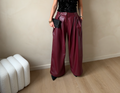 Ruby wide leg burgundy