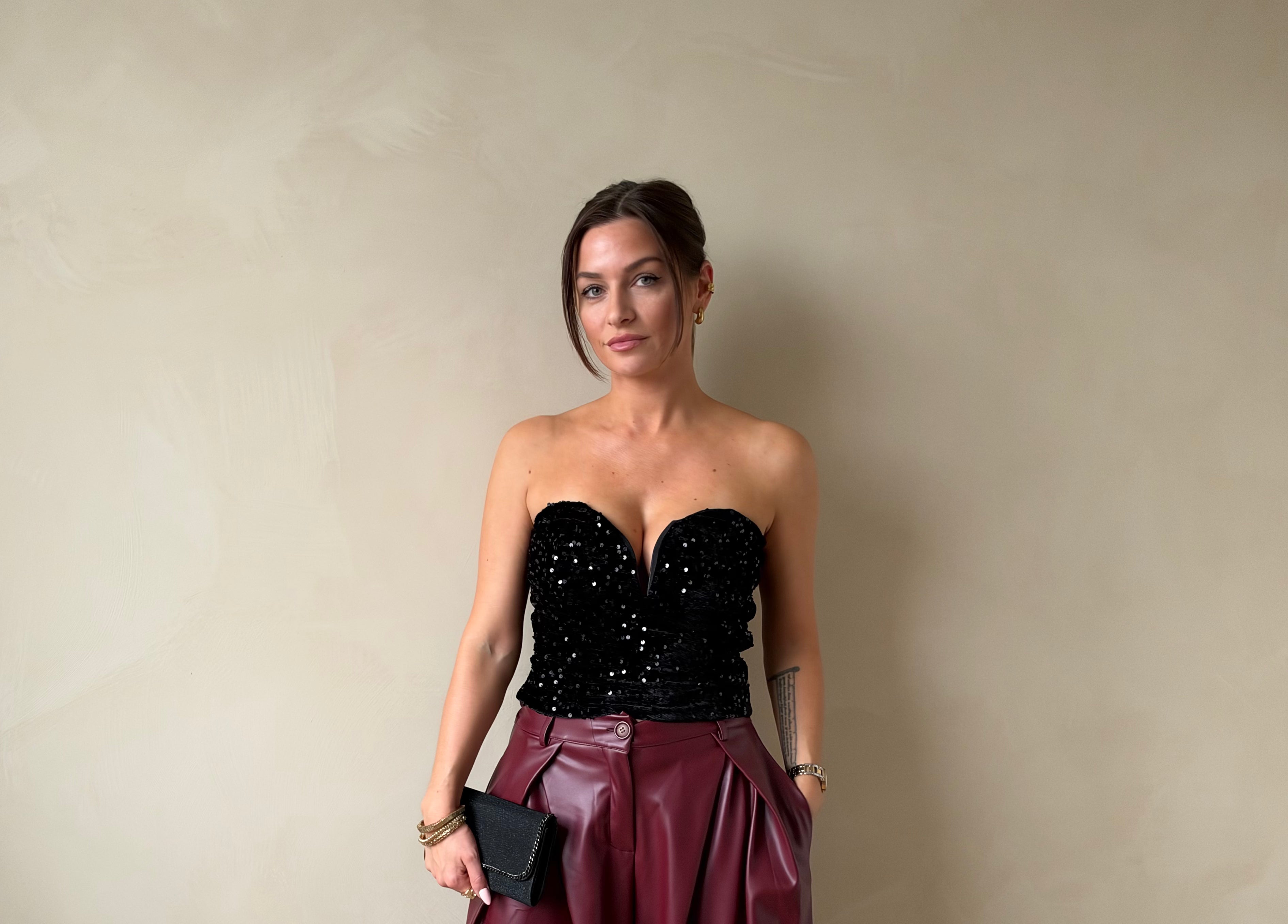 Billie sparkle top